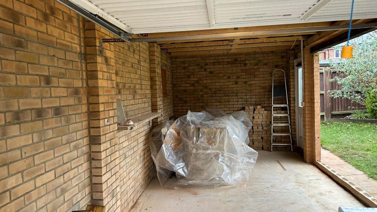 From Cluttered Storage to Stylish Multi-Use Space. Garage transformation. Building Services Essex and Hertfordshire.
