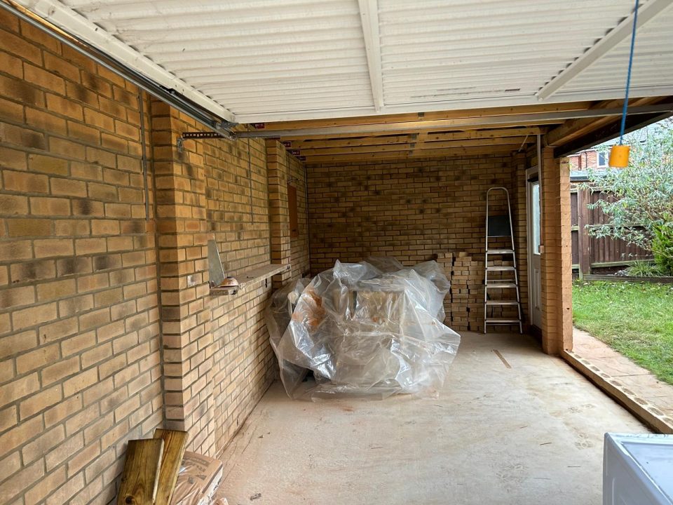 From Cluttered Storage to Stylish Multi-Use Space. Garage transformation. Building Services Essex and Hertfordshire.
